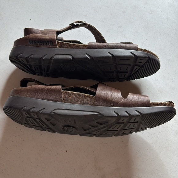 Mephisto Mobils Nadek Dark Brown Sandals Size 47 Men’s Size 12 USED CONDITION main image 9